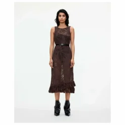 OAS Robe Astrea Ari Crochet | Marron