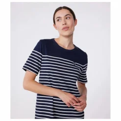 Femme Petit Bateau Robes, Combinaisons|Robe Babiana Coton Bio |