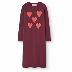 Enfant The Animals Observatory Robes, Combinaisons|Robe Barbet Cœurs |