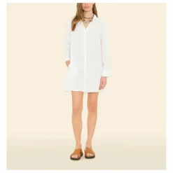 Best Xirena Robe Bobby Popeline de Coton | Blanc