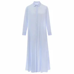 New Xirena Robe Boden Popeline de Coton | Bleu ciel