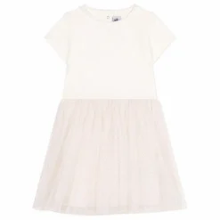 Best Petit Bateau Robe Boll Coton Bio | Crème