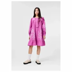 Enfant Molo Robe Boutonnée Crelo Fleurs Coton Bio |