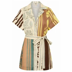 Femme Soleil Soleil Robe Brodie Clove Lin |