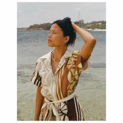 Femme Soleil Soleil Robe Brodie Clove Lin |