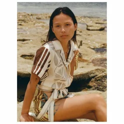 Femme Soleil Soleil Robe Brodie Clove Lin |