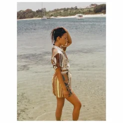 Femme Soleil Soleil Robe Brodie Clove Lin |