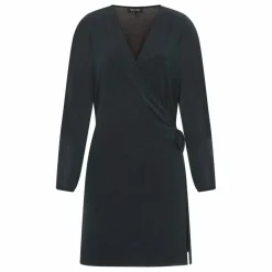 Alma Deia Robe Cache-Cœur en Glitter | Bleu Vert