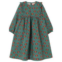 Enfant Tinycottons Robe Camelias Popeline |
