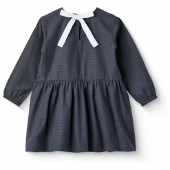 Online Copenhagen Colors Robe Carreaux Coton Bio | Bleu marine