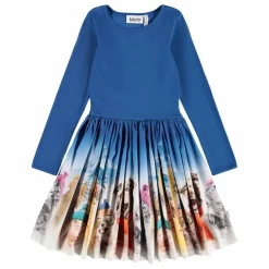 Enfant Molo Robes, Combinaisons|Robe Casie Warm Coton Bio |