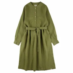 Matona Robe Ceinture Lin | Vert olive Online