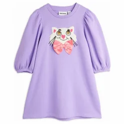 Enfant Mini Rodini Robe Chat Coton Bio |
