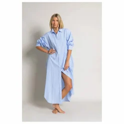 Best Smallable Woman Robe Chemise Melissa Rayée | Bleu Clair