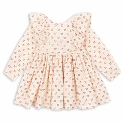 Enfant Konges Sløjd Robes, Combinaisons|Robes|Robe Cianna Cerises Coton Bio |