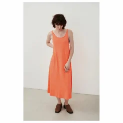 Femme American Vintage Robes, Combinaisons|Vêtements Pour La Grossesse/Maternité|Robe Col Bateau Lopintale Coton et Lin |