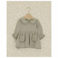 Enfant Quincy Mae Robe Col Gaze de Coton Bio |