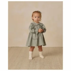 Enfant Quincy Mae Robe Col Gaze de Coton Bio |
