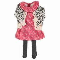 Outlet Piupiuchick Robe Col Volants Fleurs | Rose