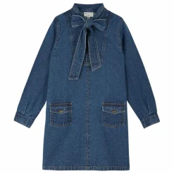 Discount Emile et Ida Robe Colette Denim | Bleu