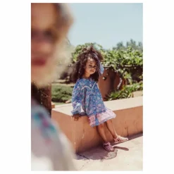 Louise Misha Robe Conny Coton Bio | Bleu Best