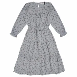 the new society Robe Coton Bio Museline Sarah | Bleu Online