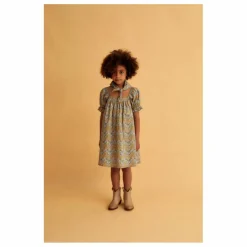 the new society Robe courte Liberty | Bleu Vert Sale