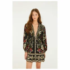 Femme Farm Rio Robes, Combinaisons|Robe Courte Rococo Flowers |