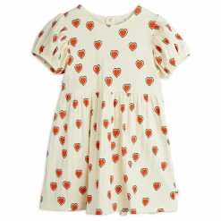 Enfant Mini Rodini Robes, Combinaisons|Robes|Robe Cœurs Coton Bio |