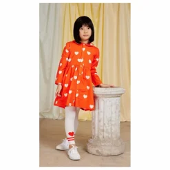 Enfant Mini Rodini Robe Cœurs Coton Bio |