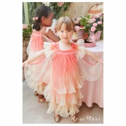 Meri Meri Déguisements|Robe de fée plissée en organza avec sa baguette magique