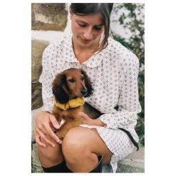 Scarlette Ateliers Robe de Nuit Courte Chloé | Bleu Sale