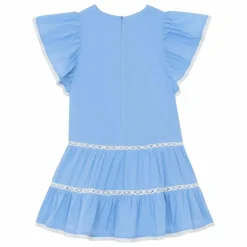Best Tartine et Chocolat Robe Dentelle Volants | Bleu azur