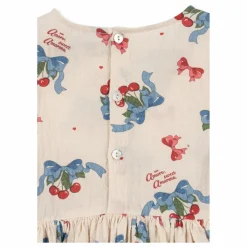 Enfant Konges Sløjd Robes, Combinaisons|Robe Elin Noeurs Coton Bio |