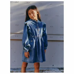 Hot Marlot Paris Robe Emilie Denim | Bleu