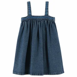 Discount Emile et Ida Robe en Jean à Bretelles | Bleu