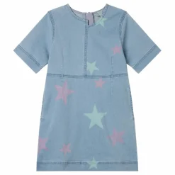 Sale Stella McCartney Kids Robe en Jean Etoile | Bleu