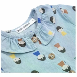 Clearance Bobo Choses Robe en Jean Pions | Bleu Clair