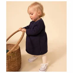 Enfant Petit Bateau Robes, Combinaisons|Robes|Robe en Tubique Matelassé Unie |