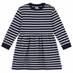 Enfant Petit Bateau Robes, Combinaisons|Robe Evasée Rayée |