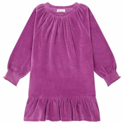 Enfant SMALLABLE BASICS Robes, Combinaisons|Robe Fille Courte à Volants en Velours |