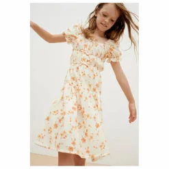 the new society Robe Fiorella | Ecru Discount