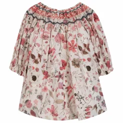 Tartine et Chocolat Robe Fleurie Smockée | Nacre Hot