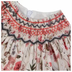 Tartine et Chocolat Robe Fleurie Smockée | Nacre Hot