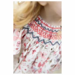 Tartine et Chocolat Robe Fleurie Smockée | Nacre Hot