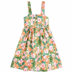Clearance Bobo Choses Robe Fleurs Coton Bio | Rose