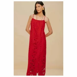 New Farm Rio Robe Flowers Richelieu Lin | Rouge