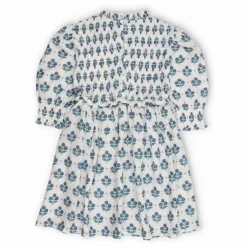 Enfant the new society Robe Froncée Fleurs Eleni |