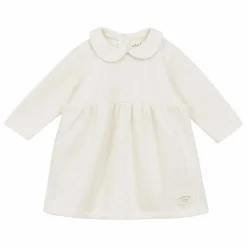 New Arsène et Les Pipelettes Robe Garlone Coton Bio | Ecru