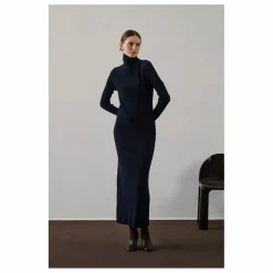 Soeur Robe Georgia Laine Vierge | Bleu marine Outlet
